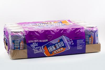 Напиток безалкогольный газ. Irn-Bru Xtra Wild Berry Slush 330 мл ж/б