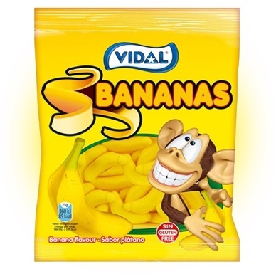 Мармелад Vidal Бананы 90 гр