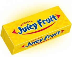 Жевательная резинка Wrigley Gum Juicy Frui 15 Пластинок