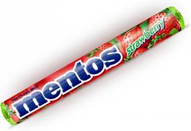 Жевательная конфета "Ментос со вкусом Клубника" (Mentos Strawberry) 37.5 грамм