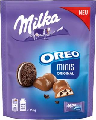 Шоколад Milka Oreo Minis Original 153 гр