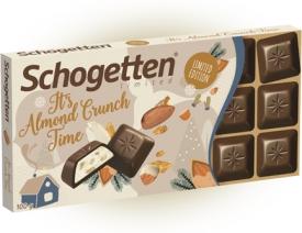 Шоколад молочный Schogetten с миндальной крошкой 100 гр