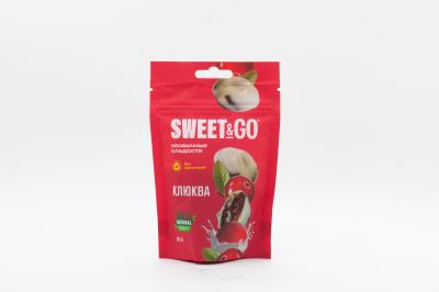 Конфеты Sweet&Go с клюквой в белой глазури (Россия) 80г