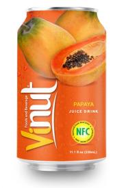 Напиток VINUT со вкусом Папайи 0,33 литра