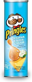 Чипсы Pringles Cheddar & Sour Cream Сыр Чеддер и Сметана 158 грамм